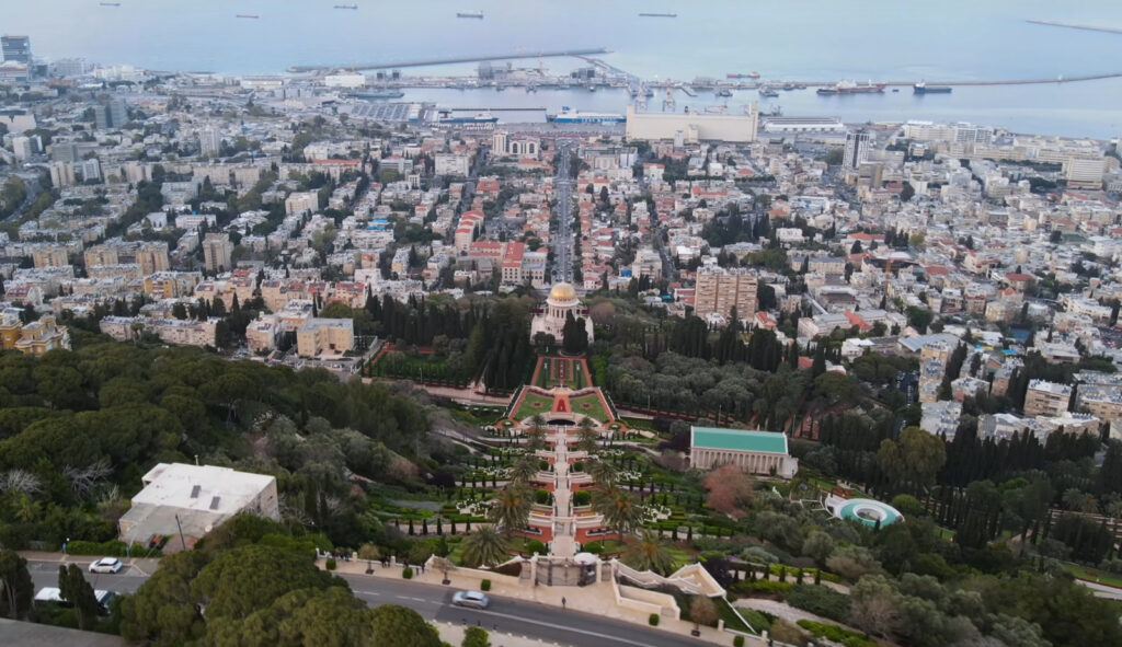 חיפה במבט אווירי צילום: שמוליק וינרייך P360