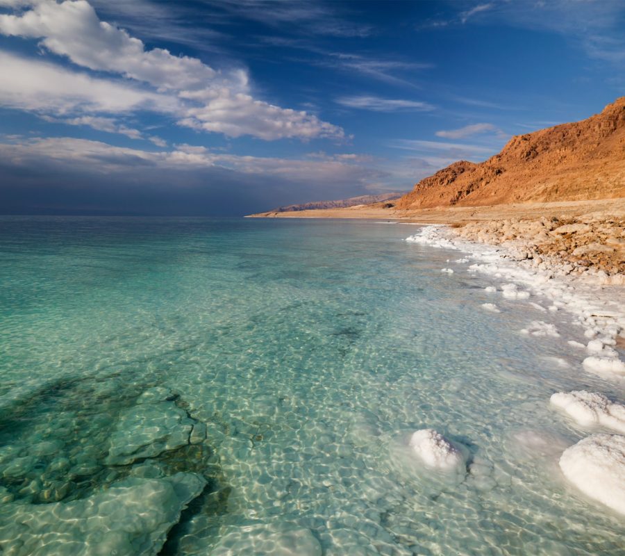 View,Of,Dead,Sea,Coastline